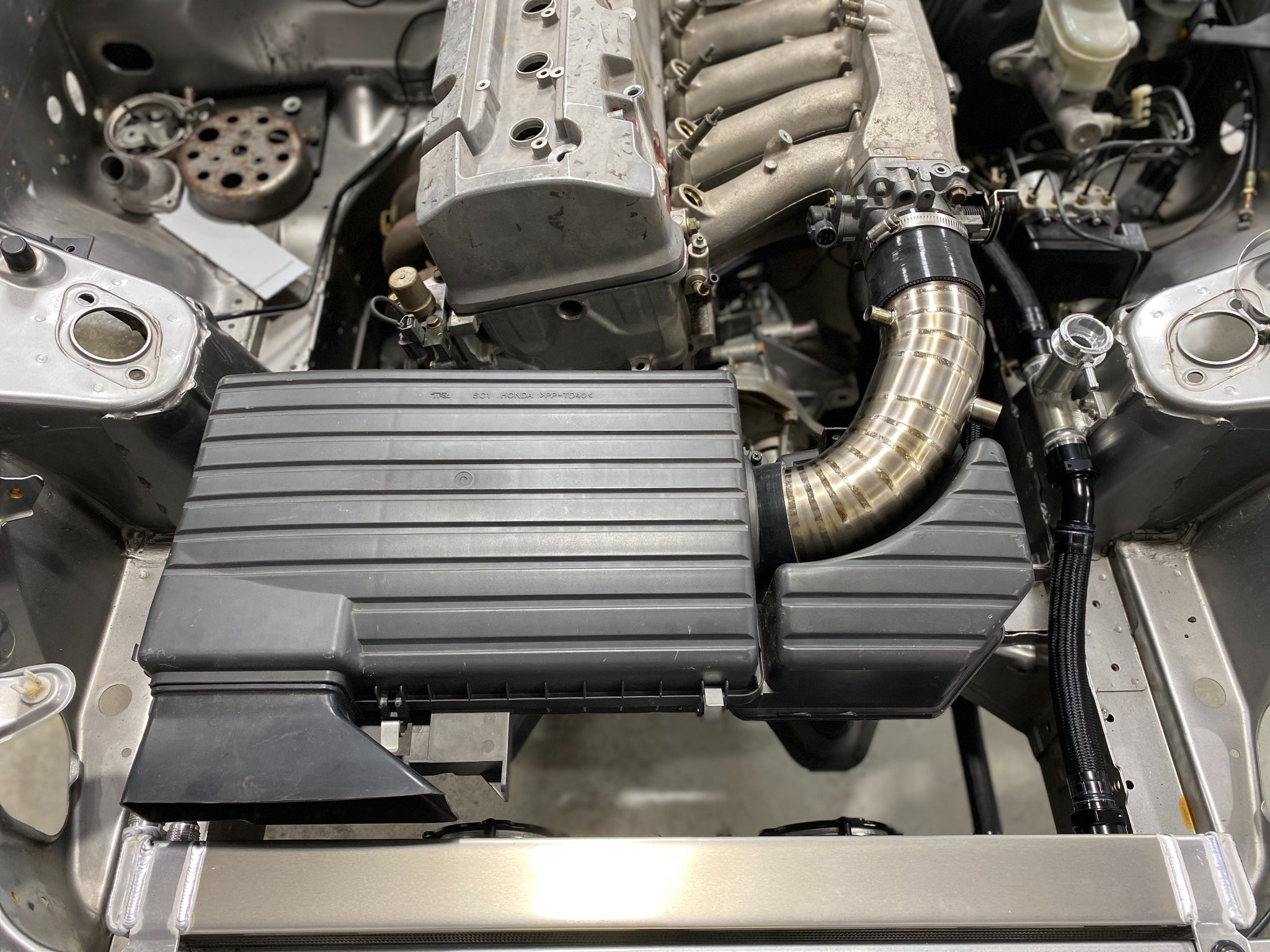 Titanium Intake Boxes Titanium Stock Air Box Intake Arm - Honda S2000 – Origin Fabrication